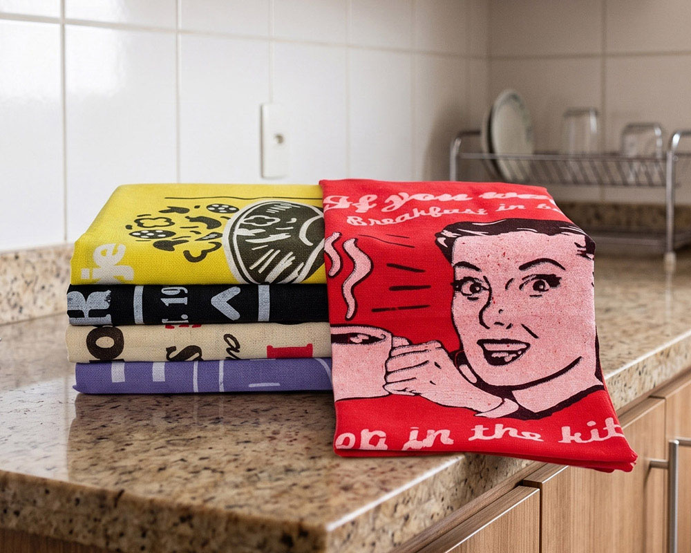 Pano de Copa Especial Estampado Color - Daltêxtil Tecidos