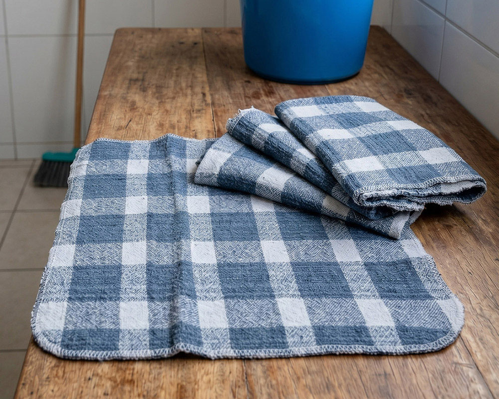 Pano de Limpeza Xadrez Lavado Duplo - Daltêxtil Tecidos