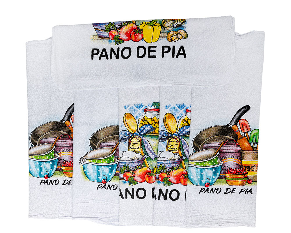 Pano de Pia Lavado Estampado - Daltêxtil Tecidos